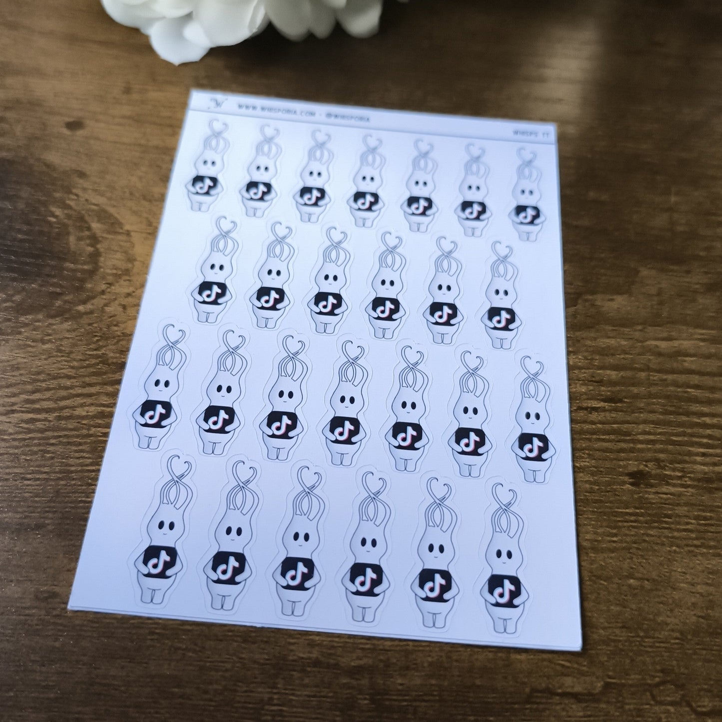 Whisp TikTok Sticker Sheet