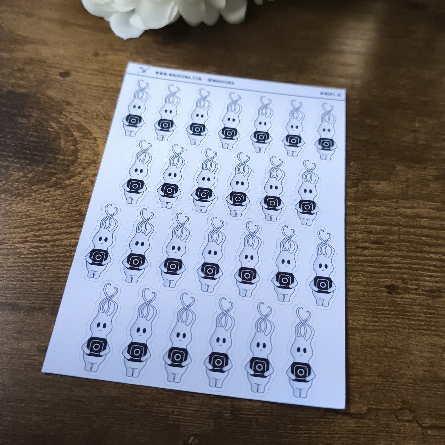 Whisp Instagram Sticker Sheet