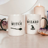 Witch and Wizard Mug Set