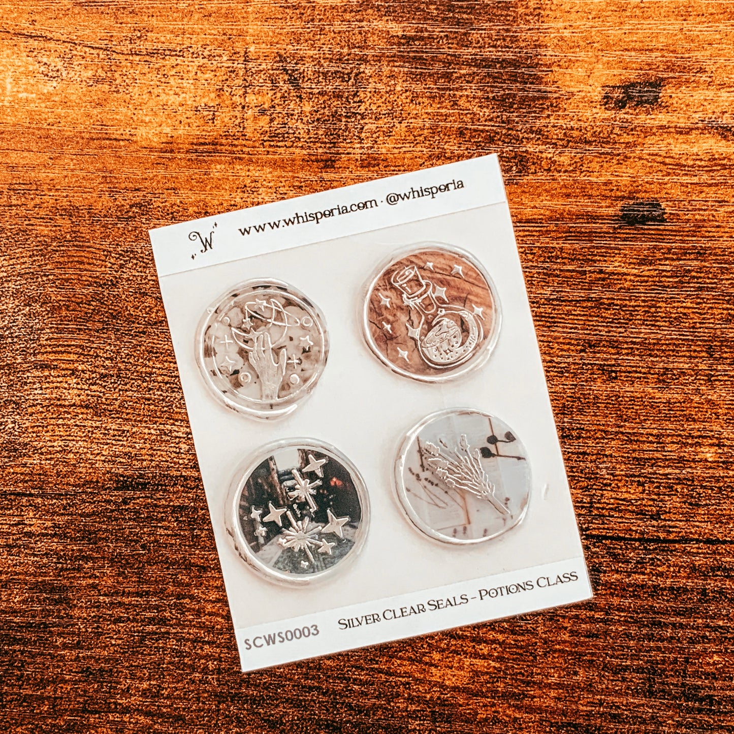 Potions Class Clear Wax Seal Set Silver