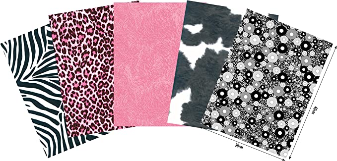Decopatch no.9 (Pink & Black Animal Print)