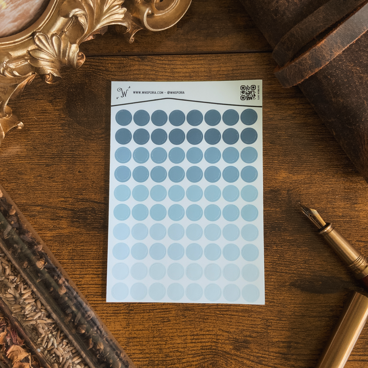 Daybreak Gradient Dots Small Vinyl Sticker Sheet
