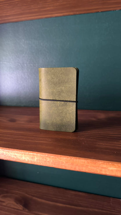 Forest Card Leather Journal Cover