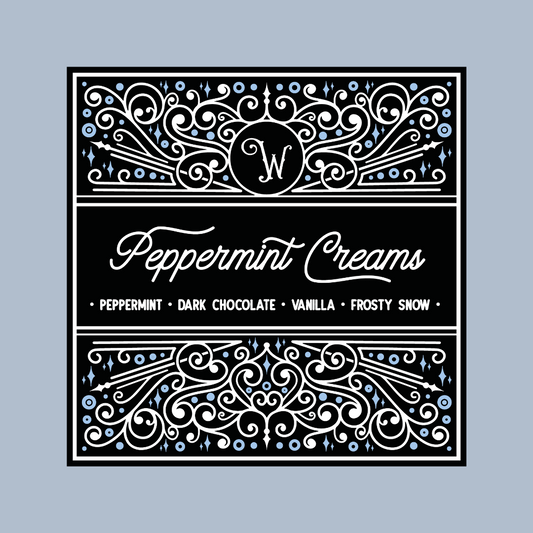 Peppermint Creams Wax Melts - Peppermint & Dark Chocolate