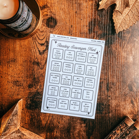 Book Scavenger Hunt Full Page Sticker