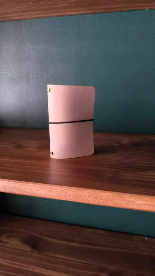 Parchment Card Leather Journal Cover
