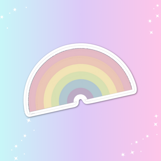 SWPC Rainbow Die Cut Sticker