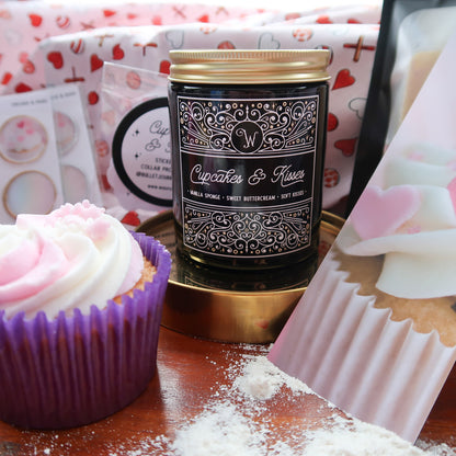 Cupcakes & Kisses - Cupcake Candle