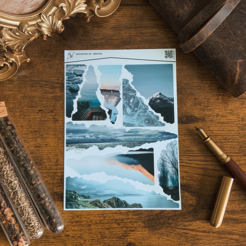 Daybreak Ripped Photos Large Vinyl Sticker Sheet