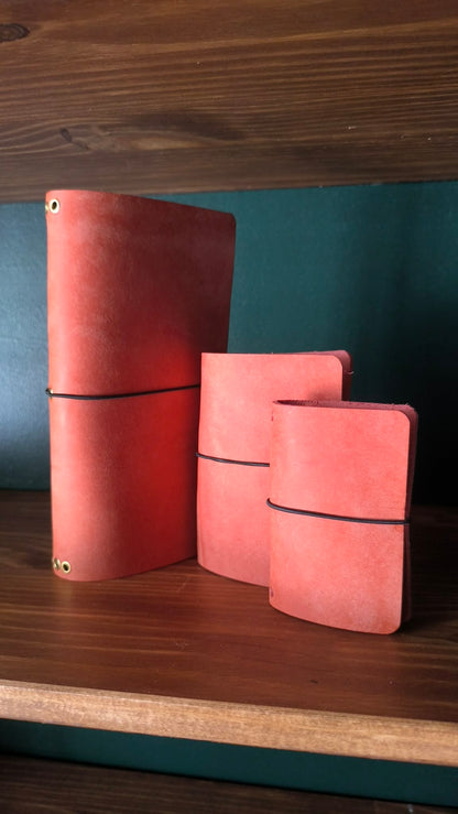 Rosefire Passport Leather Journal Cover