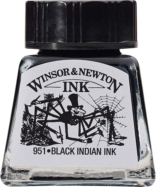 Black Winsor & Newton 14ml Drawing Ink