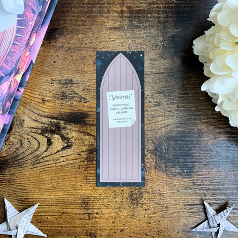 Magical Wooden Bookshelf with Decoration Bookmark