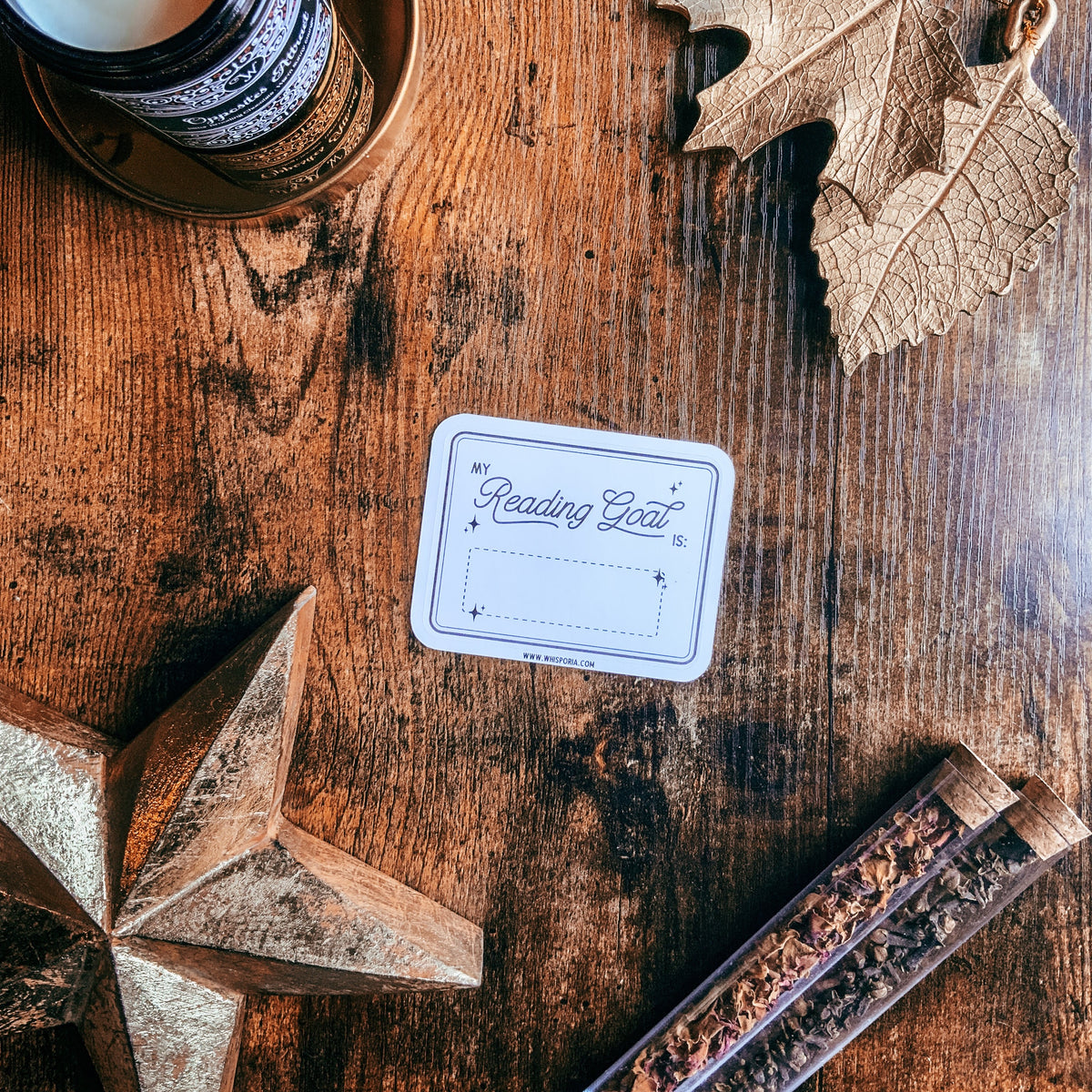 Reading Goal Sticker