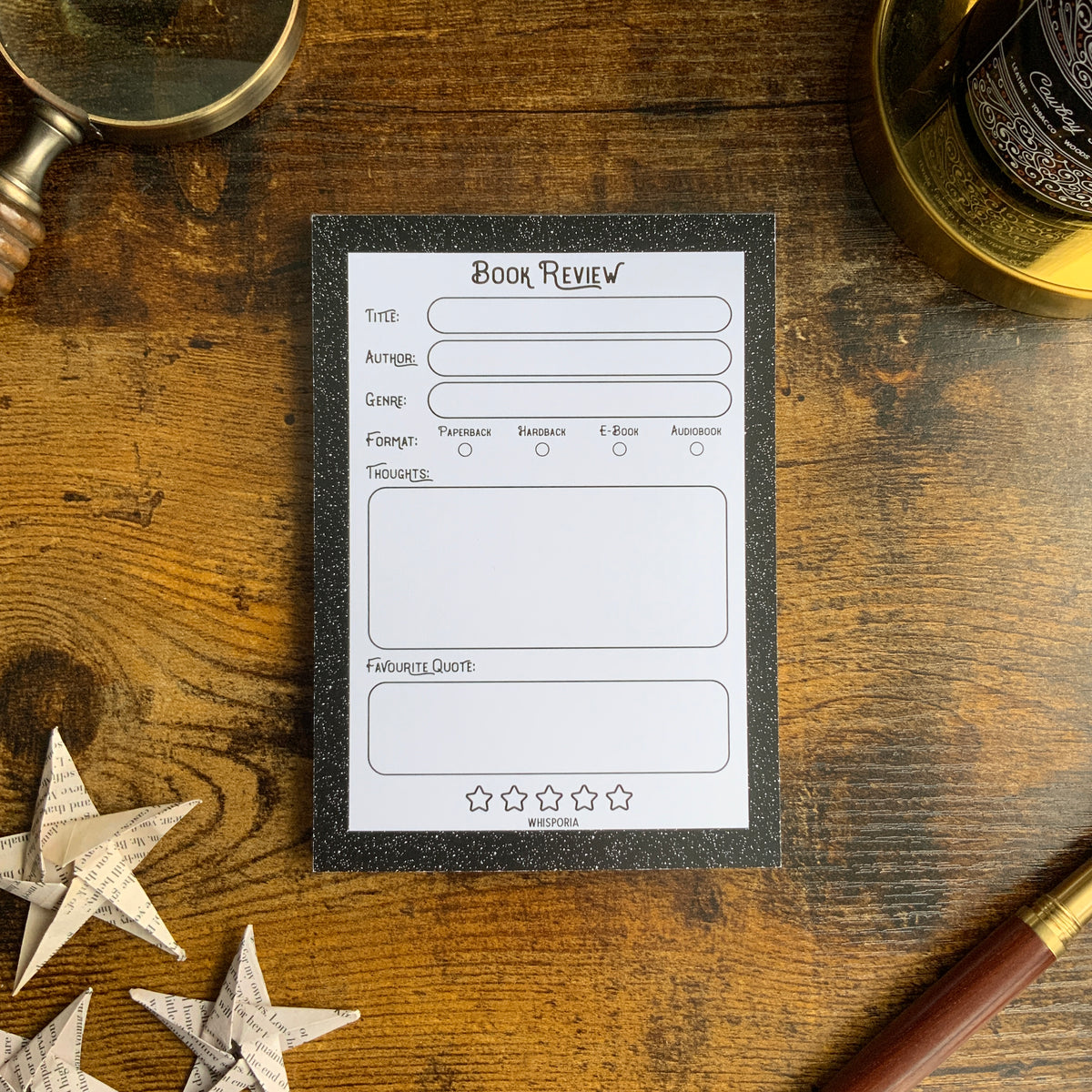 Book Review A6 Notepad (50 sheets)