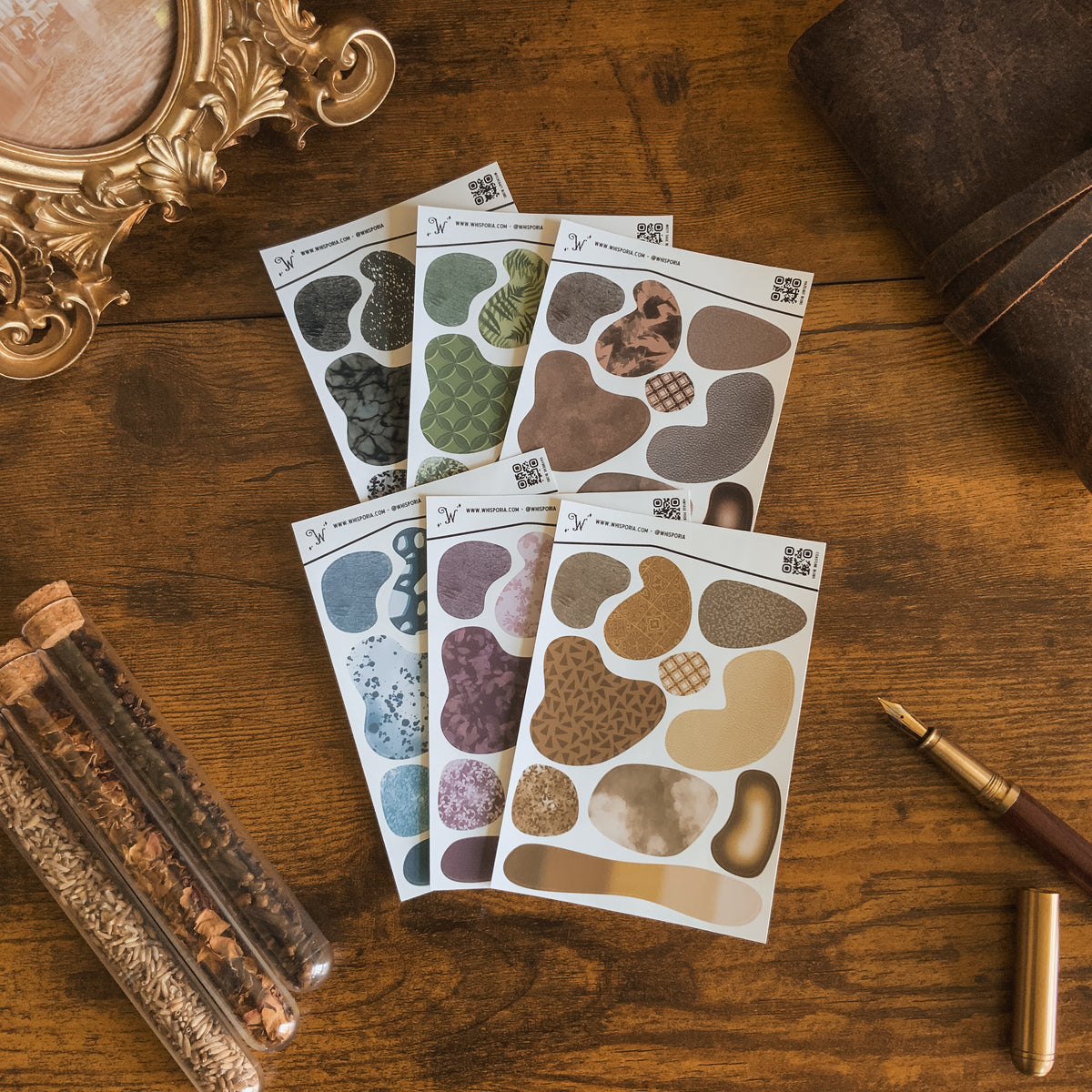 Blobs Small Vinyl Sticker Sheet Bundle