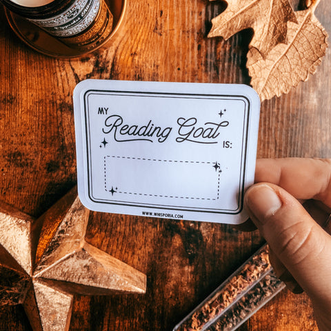 Reading Goal Sticker