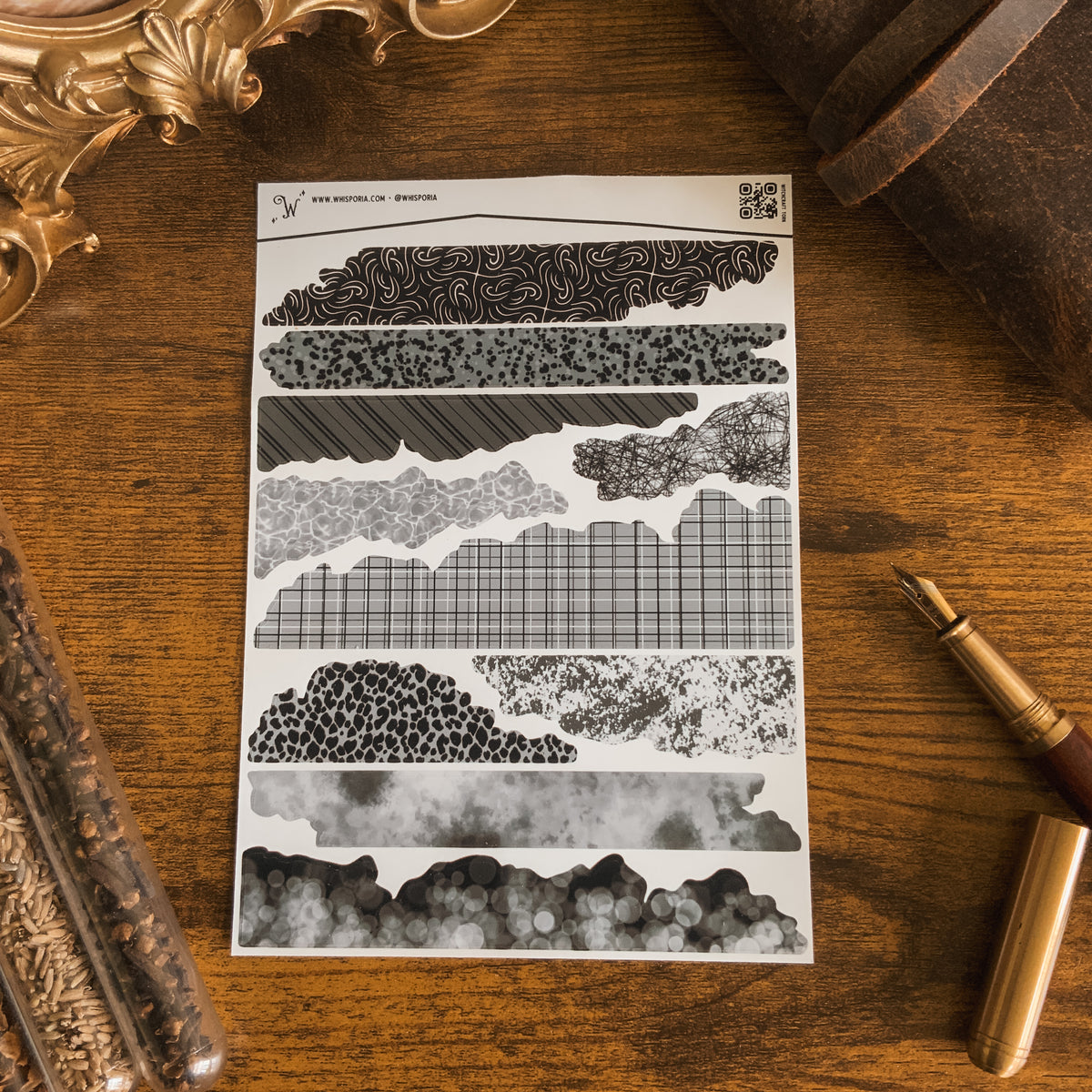 Witchcraft Torn Edges Large Vinyl Sticker Sheet