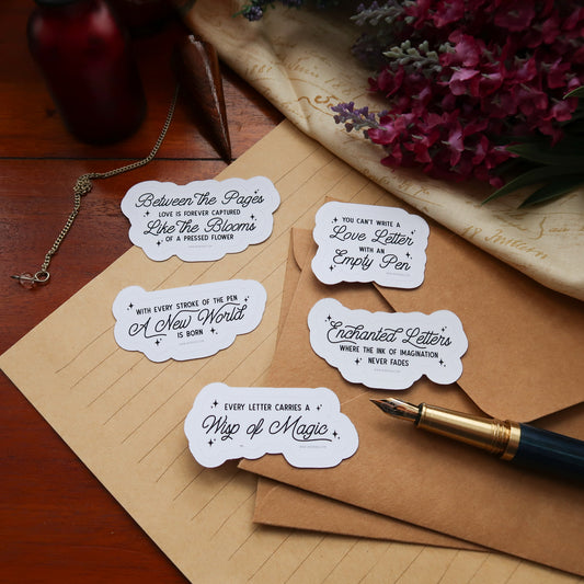 Enchanted Letters Die Cut Sticker Pack