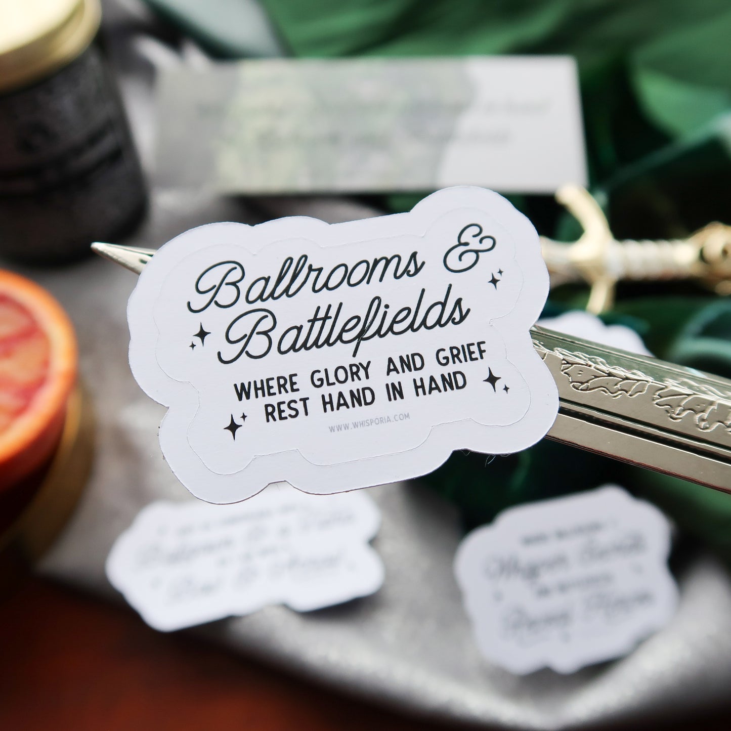 Ballrooms & Battlefields Die Cut Sticker Pack