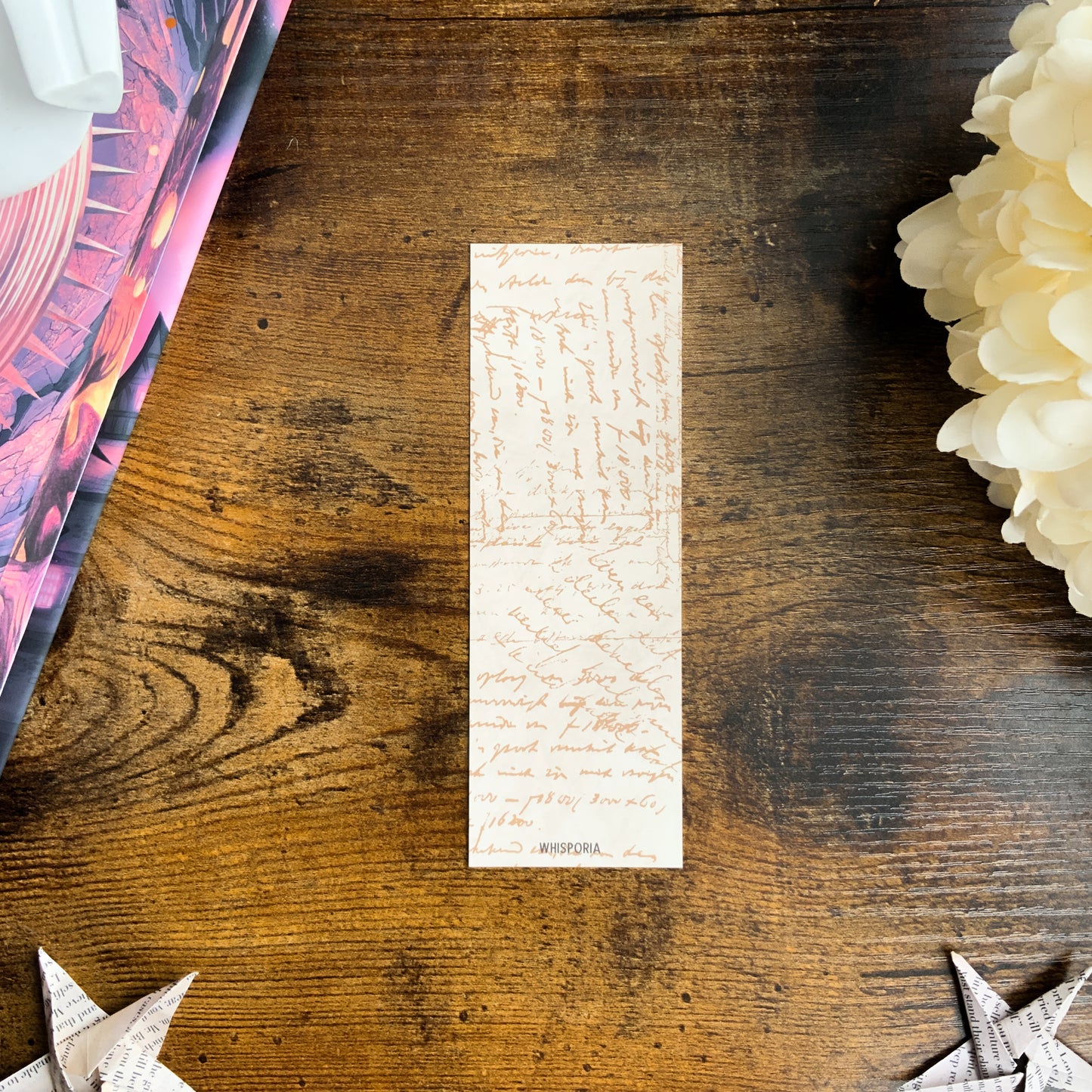 "Magic in Words" Junk Journal Scrapbook Style Bookmark