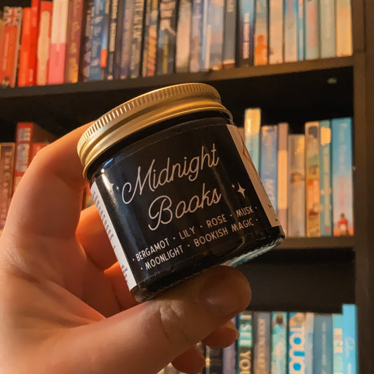 Midnight Books Mini Candle - Bergamot, Lily & Rose