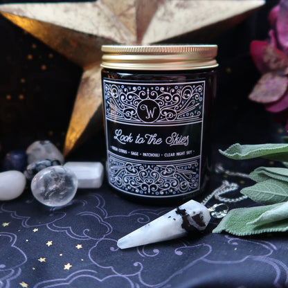 Look to the Skies Candle - Citrus, Sage & Patchouli Candle