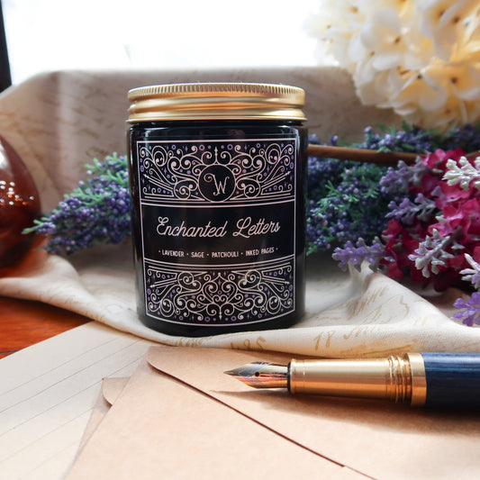 Enchanted Letters Candle - Lavender, Sage & Patchouli