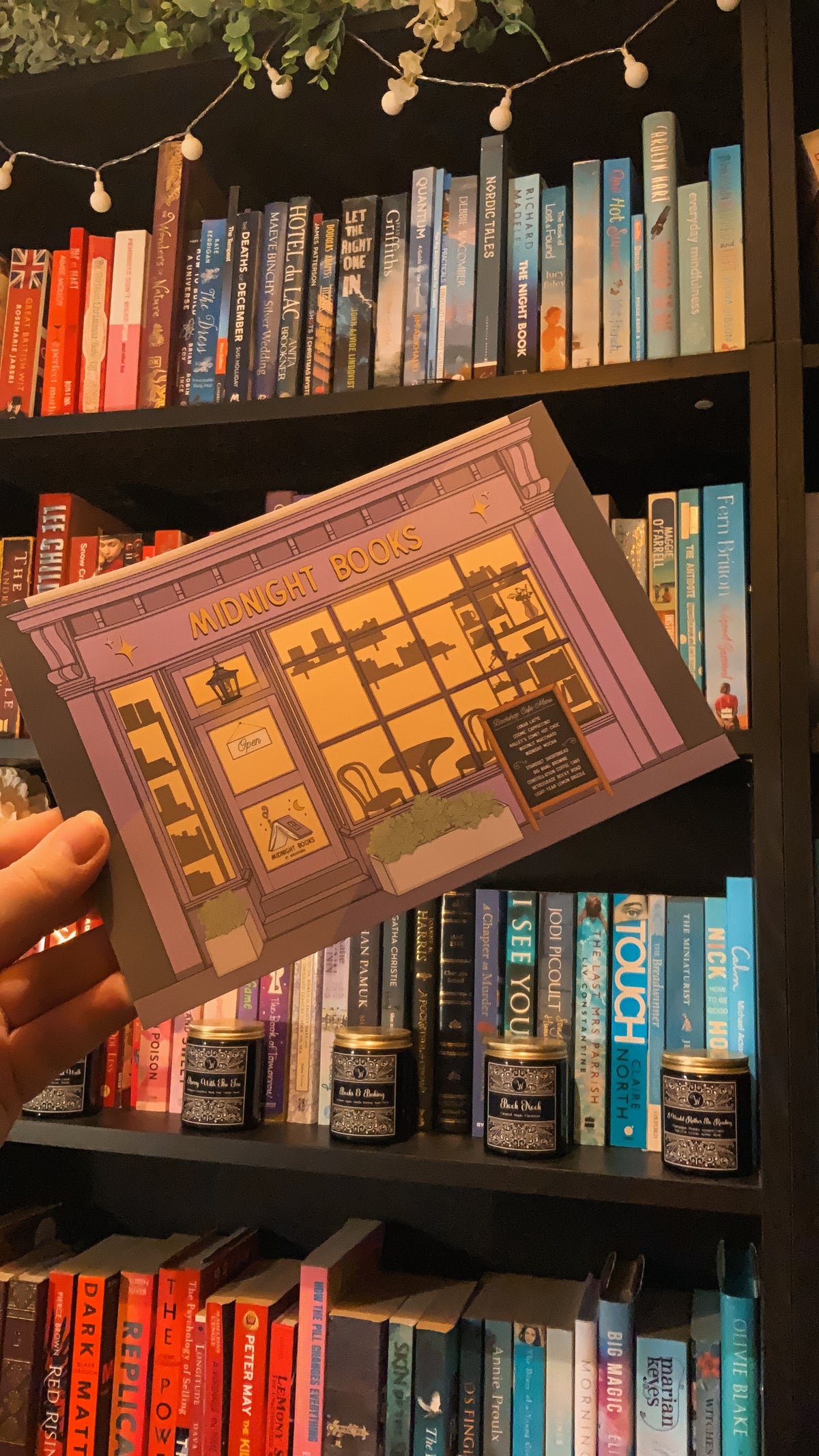 Midnight Books Art Print