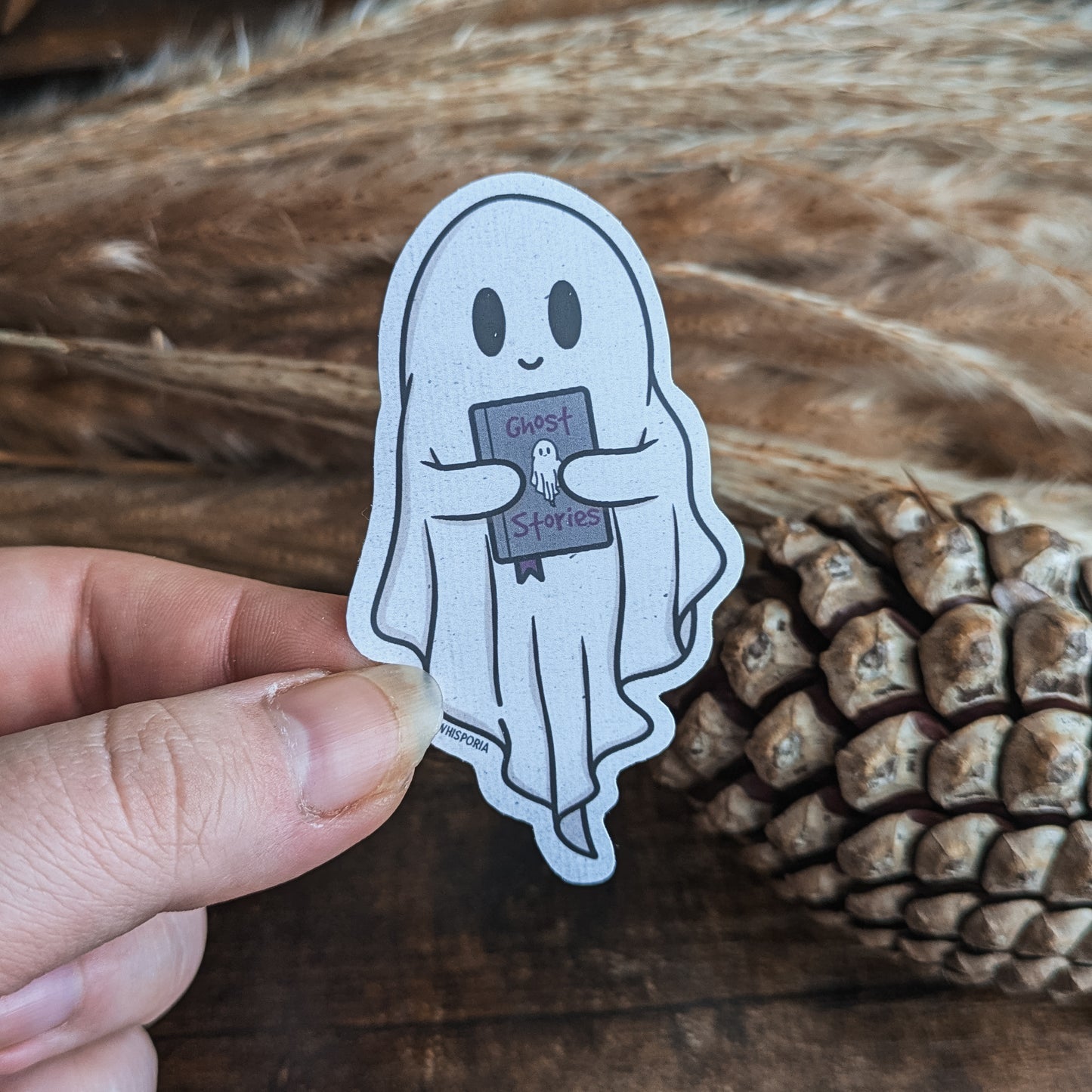 Ghost Stories Spooky Cute Ghost Die Cut Vinyl Sticker