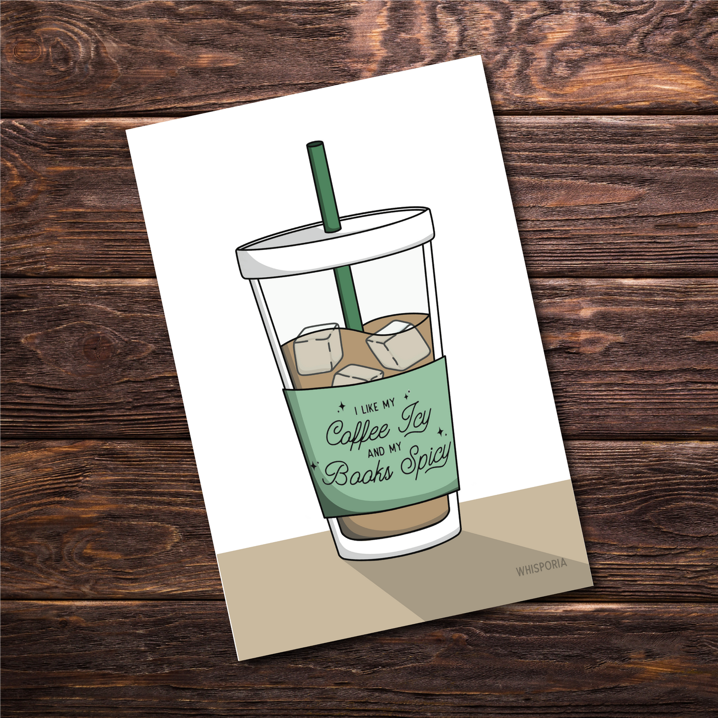 I like my Coffee Icy A6 Print and Journaling Card