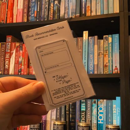 Book Recommendation Cards