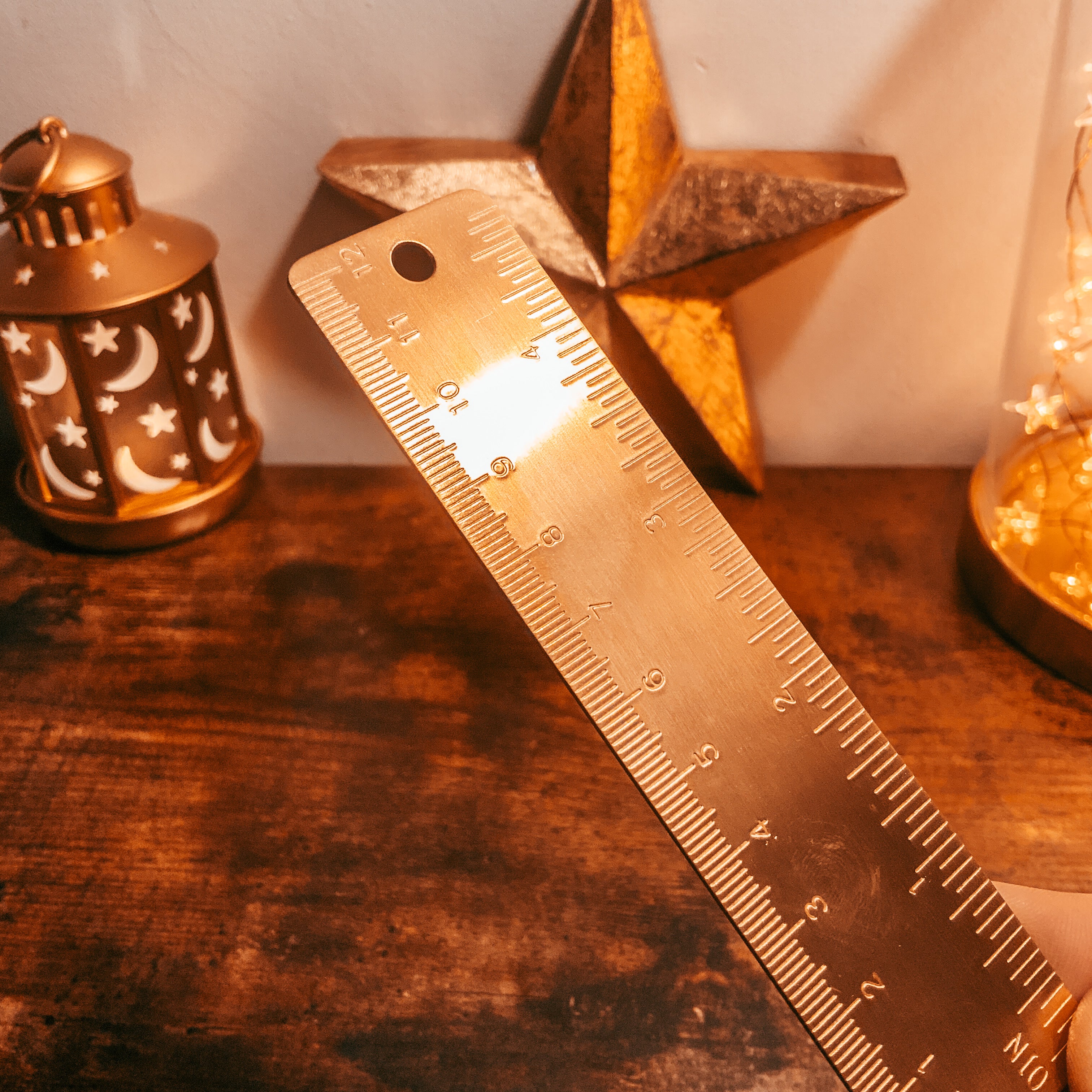 Gold Metal Ruler – Whisporia