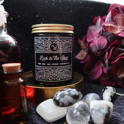 Look to the Skies Candle - Citrus, Sage & Patchouli Candle