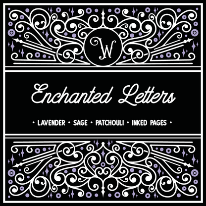 Enchanted Letters - Lavender, Sage & Patchouli Candle