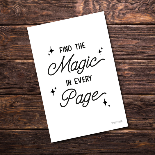Find the Magic A6 Print and Journaling Card