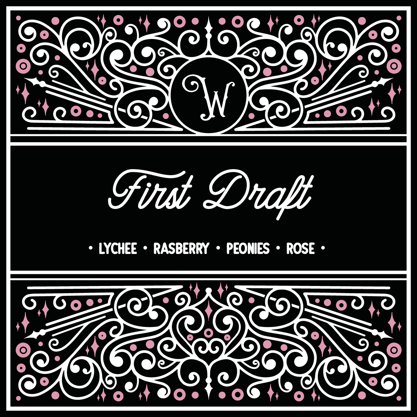 First Draft Candle - Lychee & Peony
