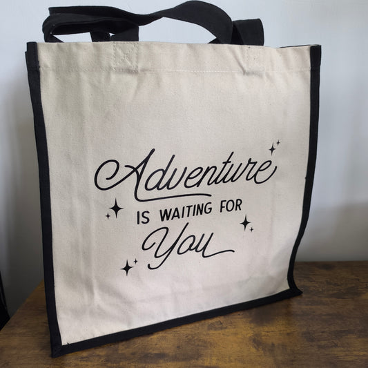 Adventure is Waiting for You Large Shopper Bag