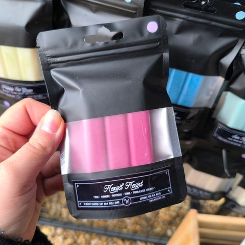 Hexed Heart - Rose, Tumeric, Patchouli & Tonka Scented Soy Wax Melts