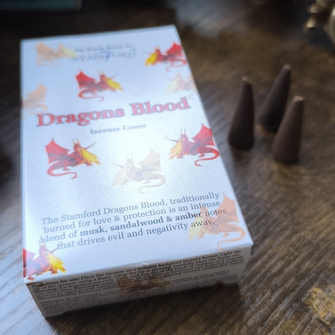 Dragons Blood Incense Cones (pack of 15)