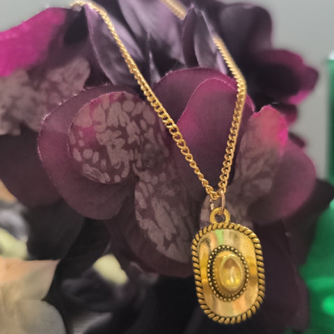 Gold Cowboy Necklace