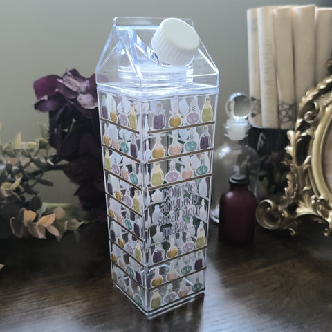 Don't Let Anybody Steal Your Magic Potions Magic Carton Shaped Drinking Bottle 500ml