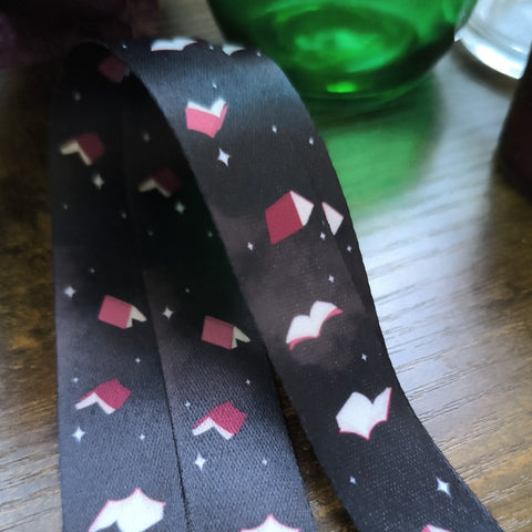 Midnight Flying Books Lanyard