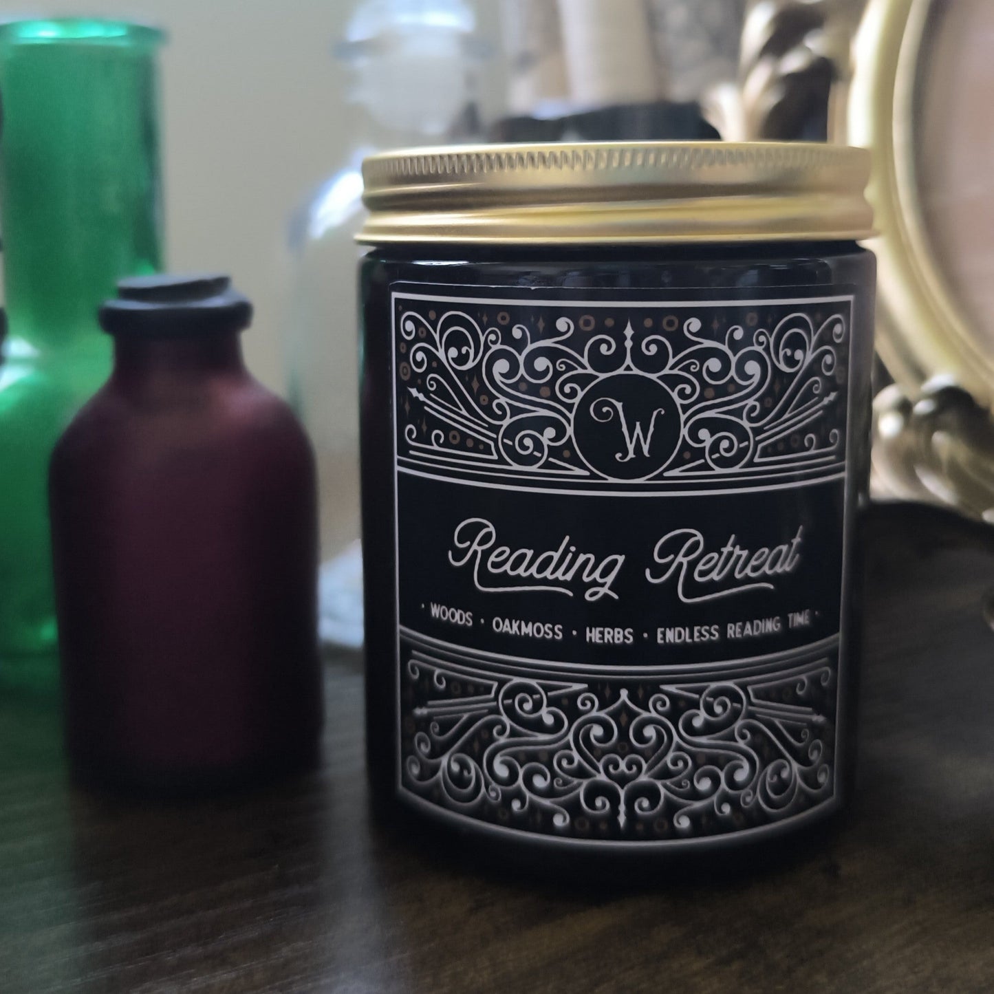 Reading Retreat - Woods, Oakmoss & Herbs Wax Melt Candle