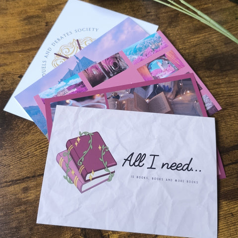 Bookish Postcard Pack