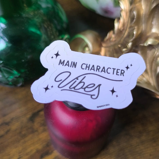 Main Character Vibes Die Cut Sticker