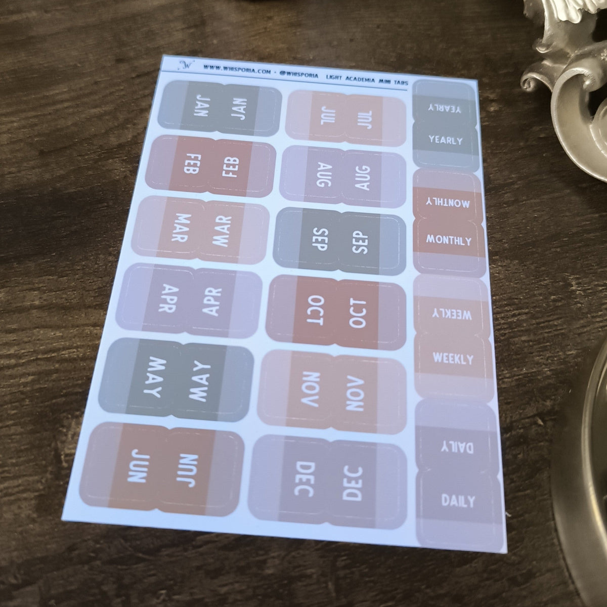 Light Academia Mini Tabs