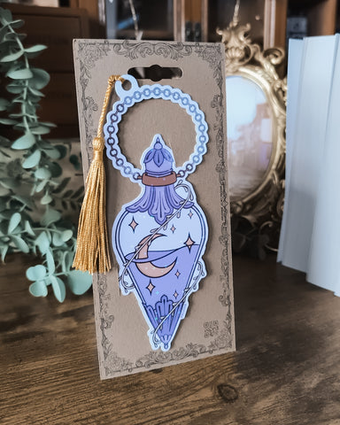 Moon Glow Potion Bottle Holo Sparkle Bookmark