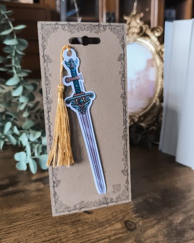 Forest Sword Holo Sparkle Bookmark