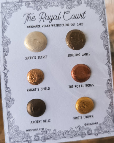 The Royal Court - Watercolour Dot Card Set (Vegan)