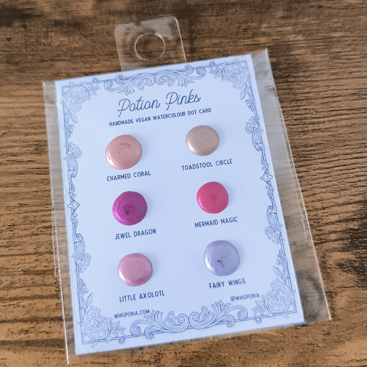Potion Pinks - Watercolour Dot Card Set (Vegan)